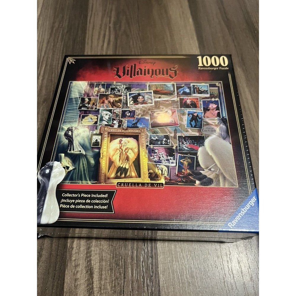 Disney Villainous- Cruella De Vil- 1000 Piece Puzzle by Ravensburger